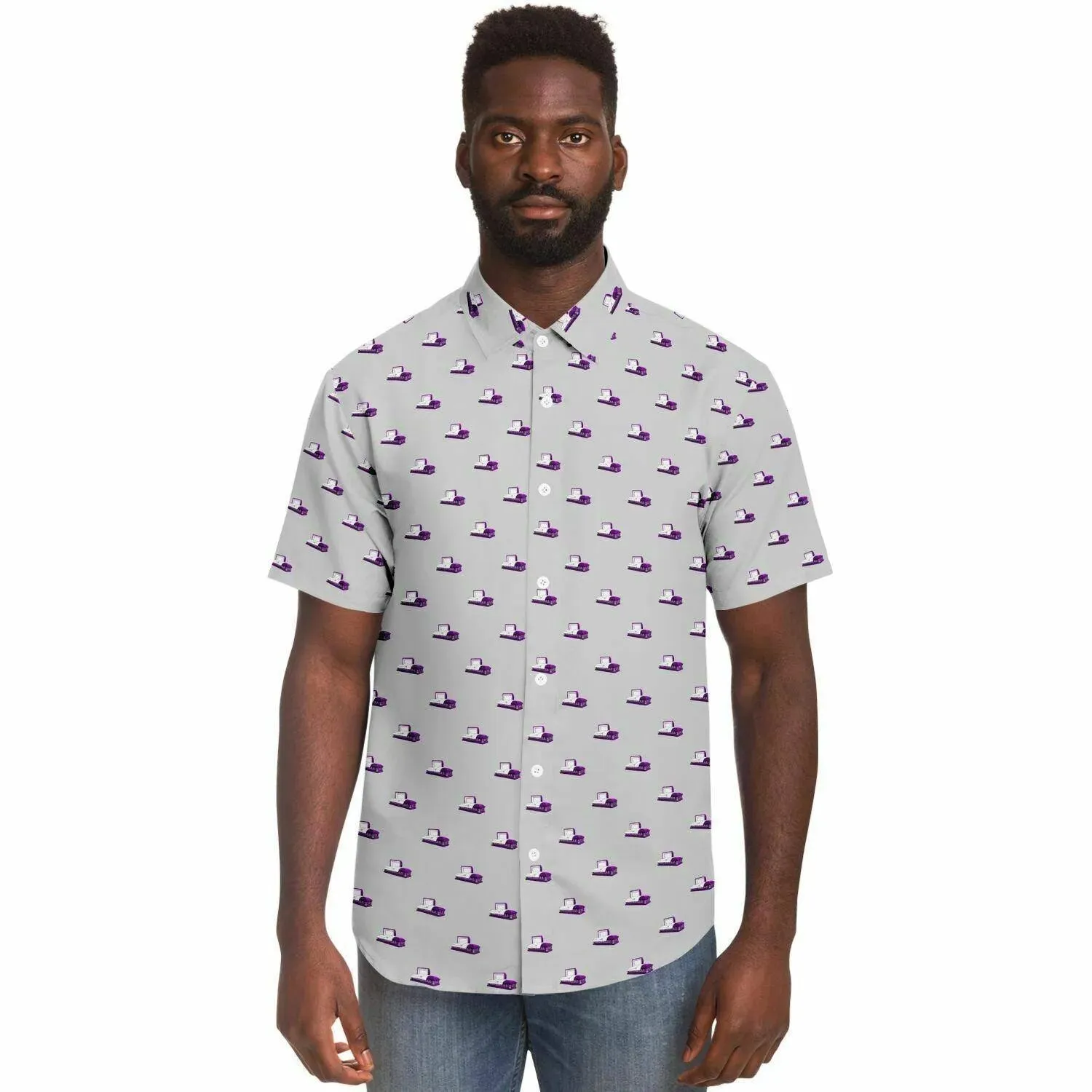 Subtle-Tee Purple Casket on Light Grey