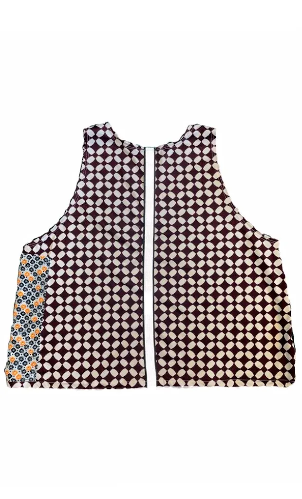 TANK 3 Black Flowers Sizes XL