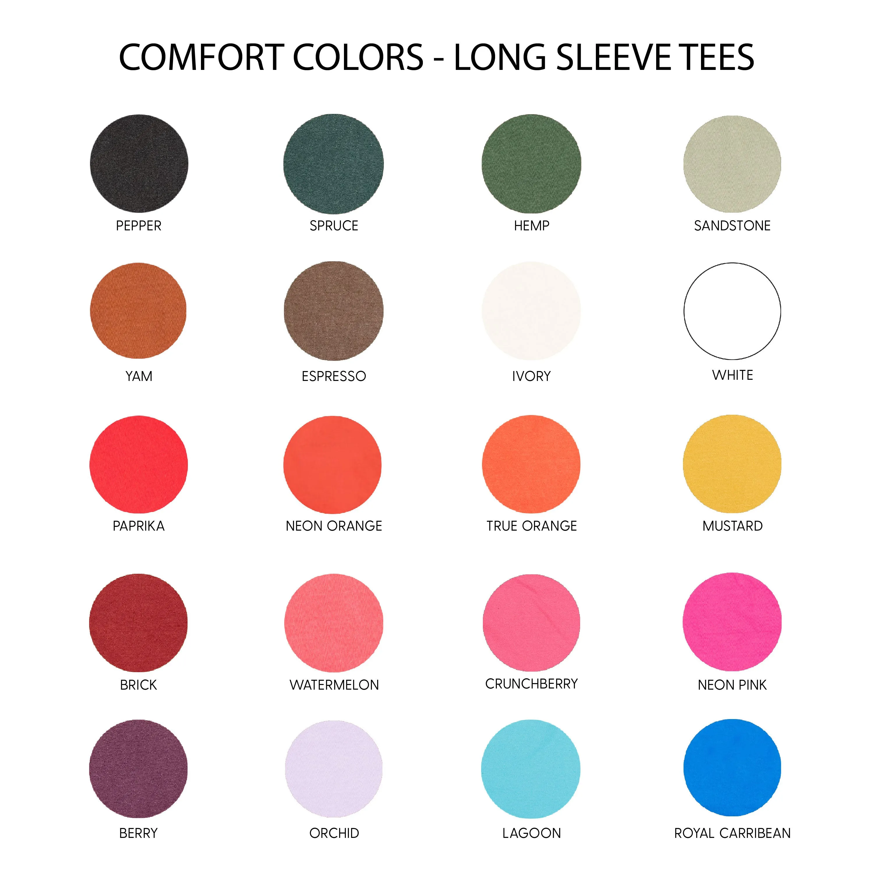 Team Pumpkin Spice - LONG SLEEVE COMFORT COLORS TEE