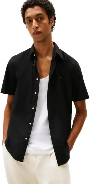 Tommy Hilfiger Short Sleeve Poplin Regular Fit, Men's Button Down Shirts