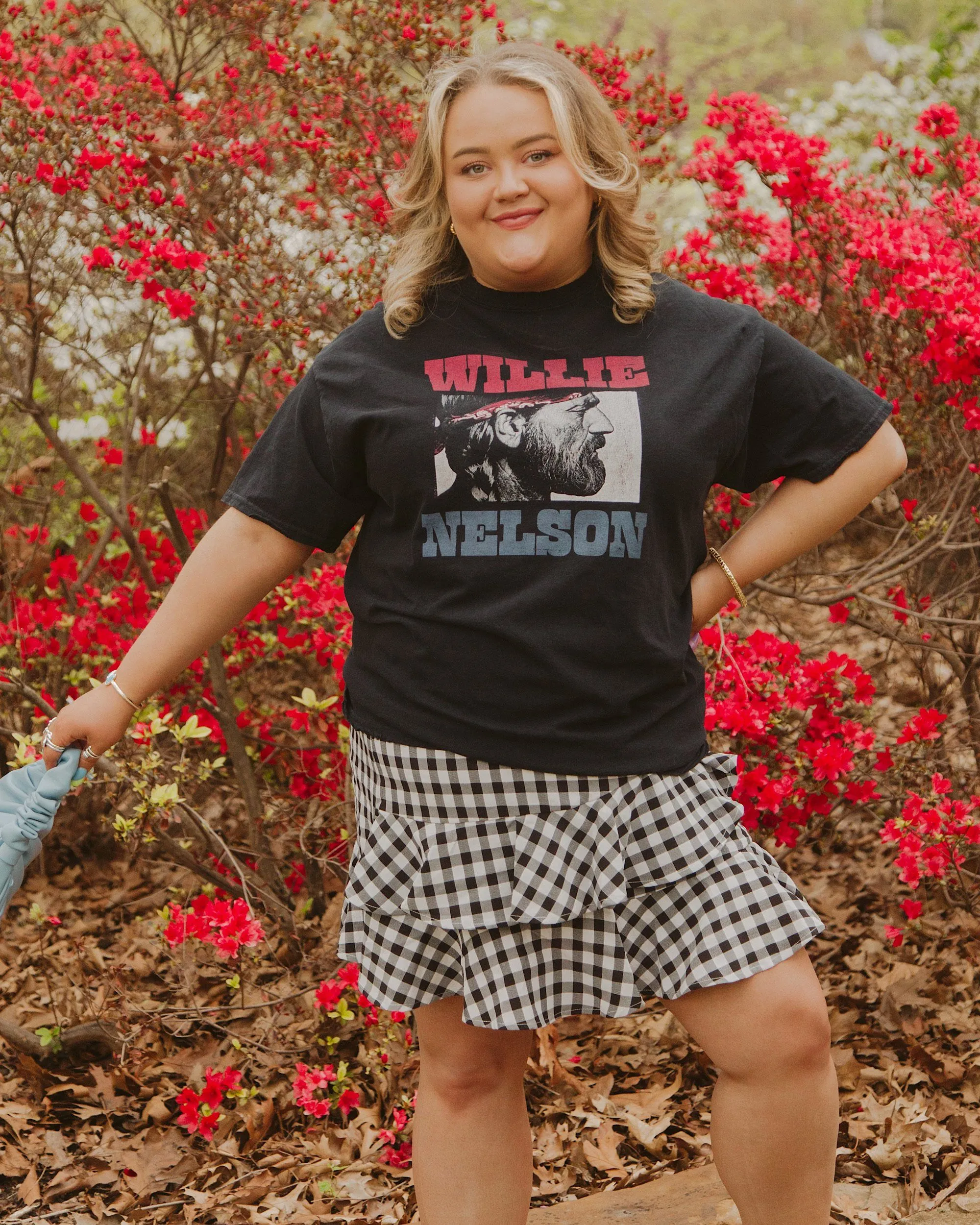 Willie Nelson Bandana Black Thrifted Tee (FINAL SALE)
